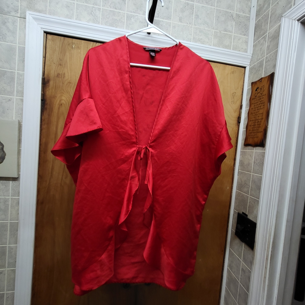 Elegant Red Women's Top